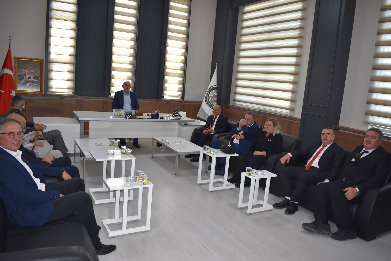 EGEV HEYETİNİ BORSAMIZDA AĞIRLADIK