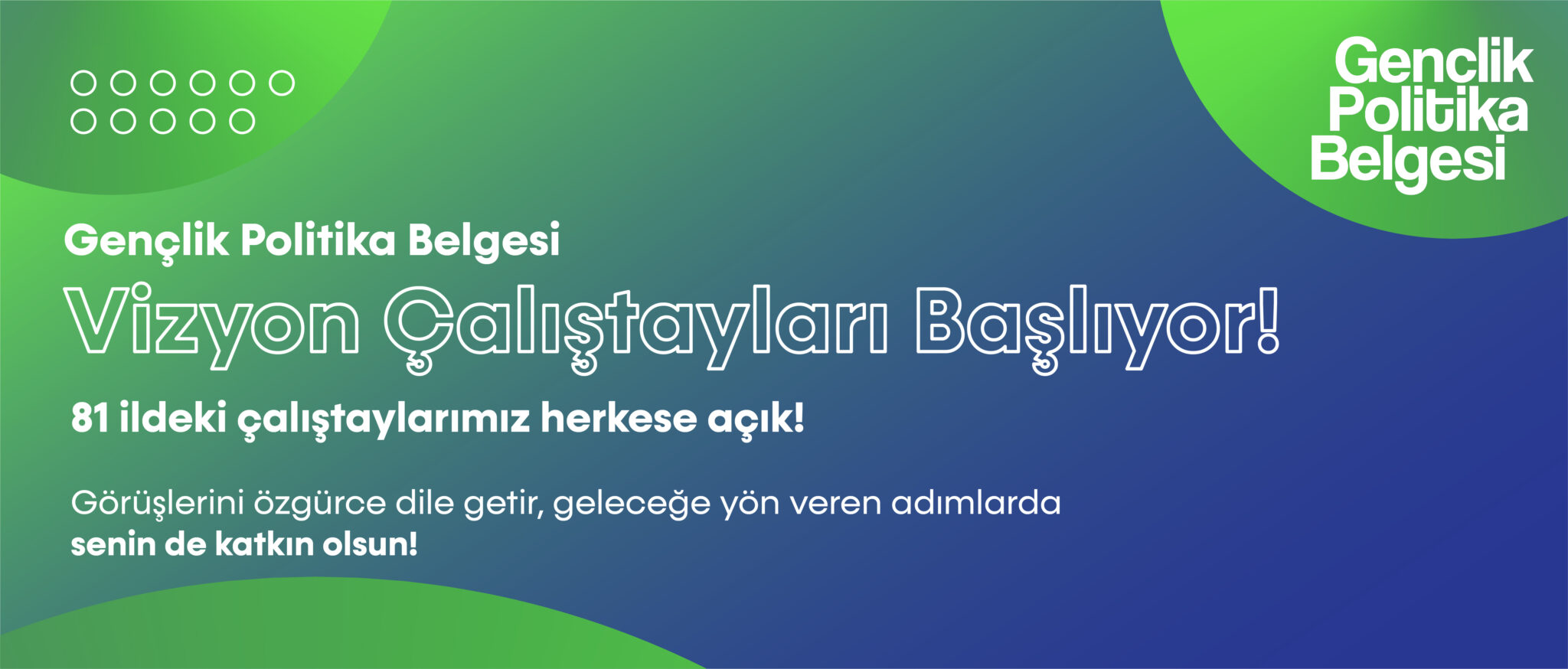 Gençlik Politika Belgesi Vizyon Çalıştayı Afyonkarahisar’da!
