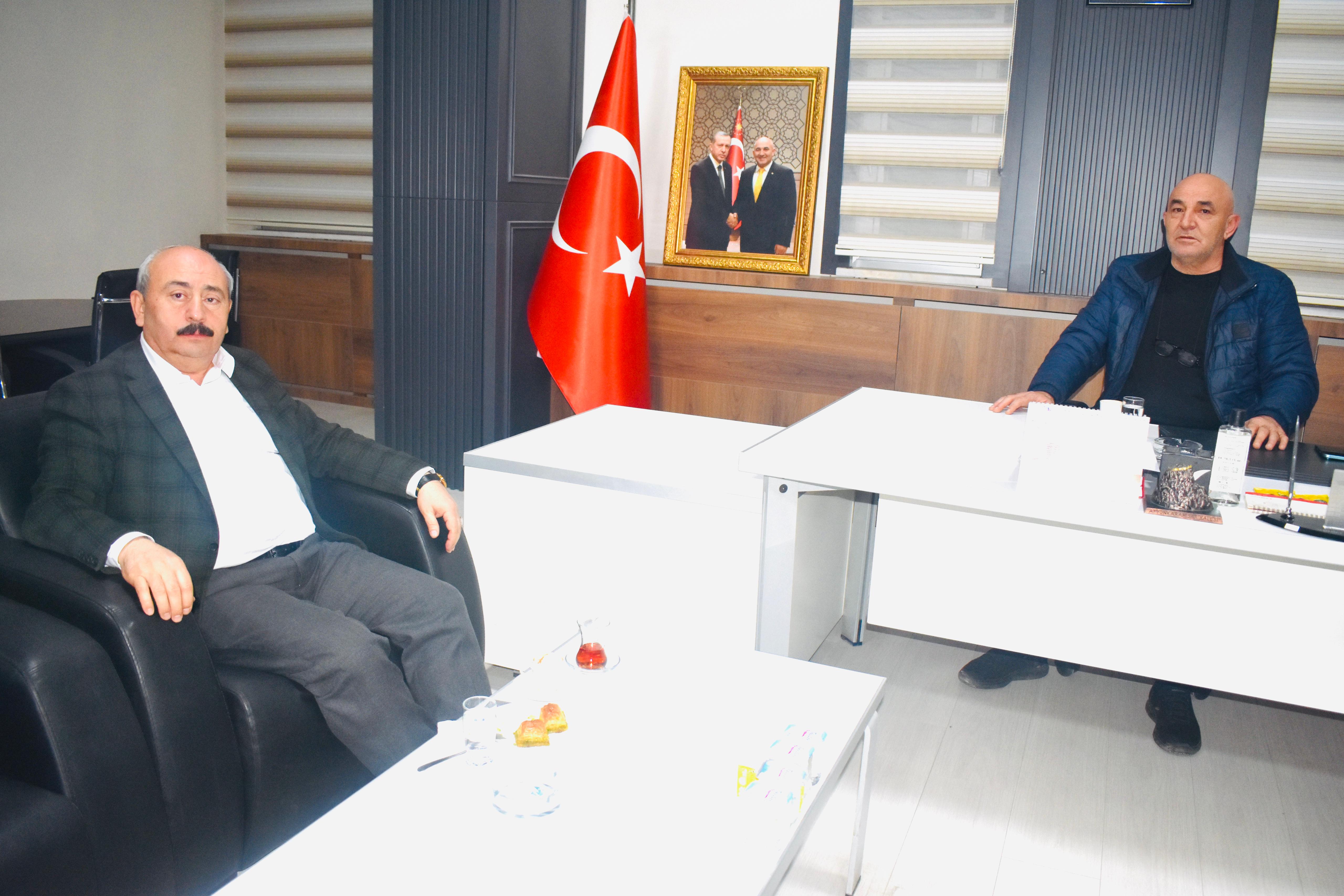 BANAZ BELEDİYE BAŞKANI ZAFER ARPACI'YI BORSAMIZDA AĞIRLADIK