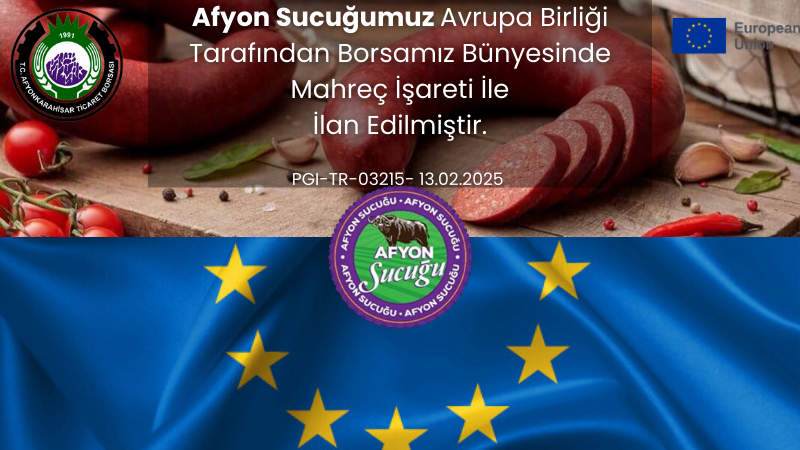 Afyon Pastırması’ndan Sonra Afyon Sucuğu Da Artık Avrupa'da!