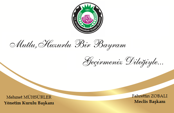 MUTLU, HUZURLU BİR BAYRAM GEÇİRMENİZ DİLEĞİYLE...