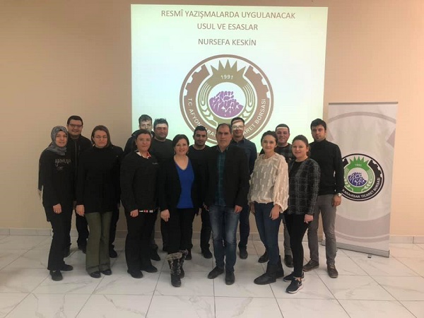 Borsamız Personeline Resmi Yazışma Kuralları Eğitimi Verildi.