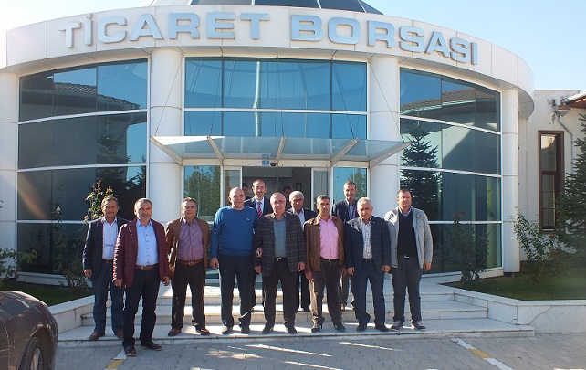 AKSARAY TİCARET BORSASI YÖNETİM KURULU BAŞKANI HAMİT ÖZKÖK BORSAMIZI ZİYARET ETTİ.
