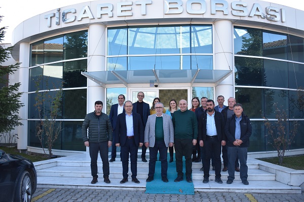 Aksaray Ticaret Borsası’ndan Borsamıza Ziyaret.