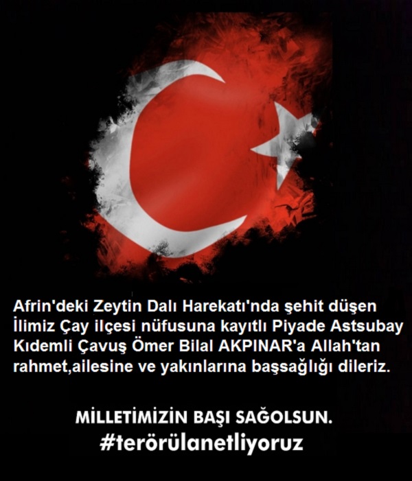 MİLLETİMİZİN BAŞI SAĞOLSUN